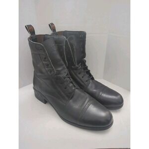 Ariat Boots Women's 11D Scout Paddock Riding Boots 4LR Lace Up Black Leather